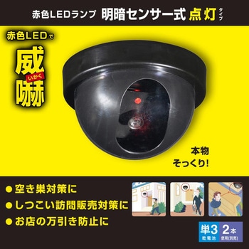 ダミーカメラ 明暗センサー式点灯タイプ オーム電機