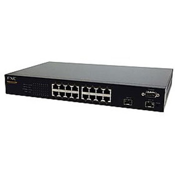 16ポート 10/100/1000Mbps PoEスイッチ FXC