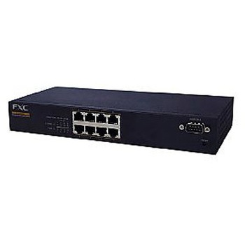 8ポート 10/100/1000Mbps スマート機能付スイッチ + 同製品SB5バンドル - FXC
