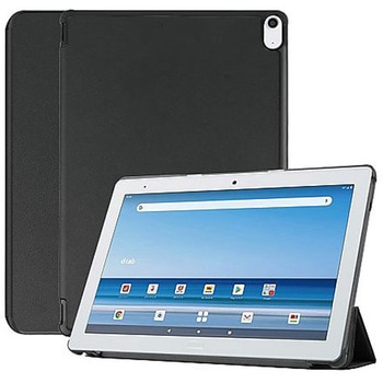 docomo dtab d-41A用フラップケース ブラック - エムディーエス
