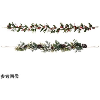 ナチュラルクリスマスガーランド ビッググリーン アズワン