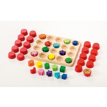 色と形合わせ遊び マスセット