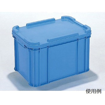 サンボックス蓋 50A爪有 ブルー アズワン