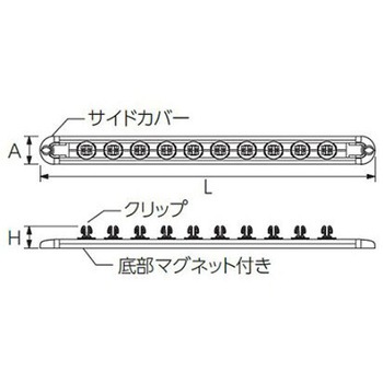 1"DR/6個 ソケットホルダー エスコ