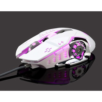 ゲーミングマウス 6ボタン ホワイト 10個セット Lazos