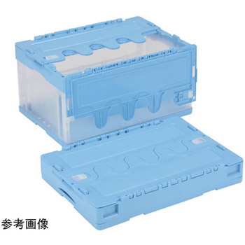 折りたたみコンテナー 外寸 mm ：530×366×281 内寸 mm ：493×335×256 岐阜プラスチック工業(RISU/リス)