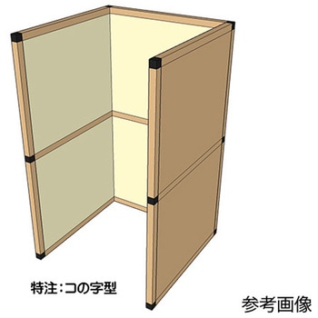 吸音・遮音衝立 ミュートパーティション W900×H1500mm アコースティックアドバンス