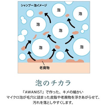 シャンプーブラシ AWANIST アデランス