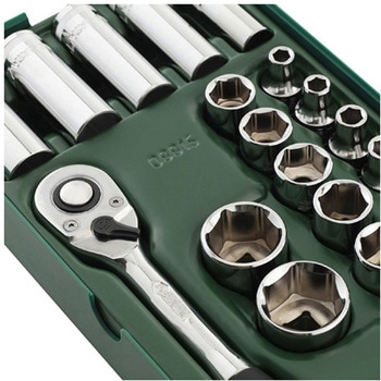 ラチェットソケットセット 1/2六角 26pcs SATA