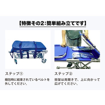 両開き式電動ストレッチャー Eストコン マルトミレンタ