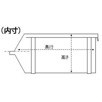 205x480x178mm パーツトレー ESD/12個 - エスコ