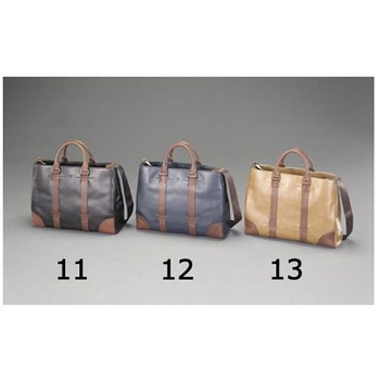 420x310x120mm 高級トートバッグ 茶 エスコ