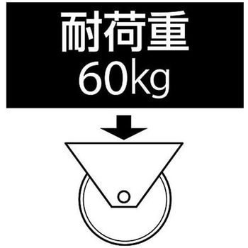 40x13mm/10mm ガイドローラー ポリウレタン製 エスコ