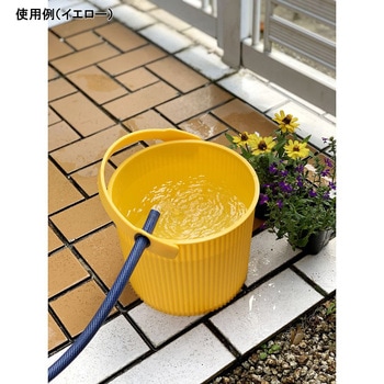 カラーバケット203 フタ付き ブルー 20L 1ケース 16個入 アズワン