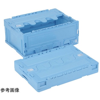 折りたたみコンテナー 外寸 mm ：530×366×230 内寸 mm ：493×335×205 岐阜プラスチック工業(RISU/リス)