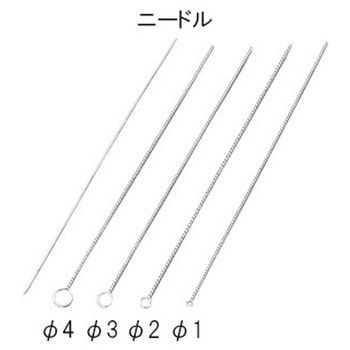 ニクロムニードル 80mm 線径0.8mm 10本入 アズワン