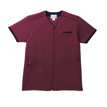 ケアスクラブ 前開き トンボ[ウエア・白衣・検診衣]