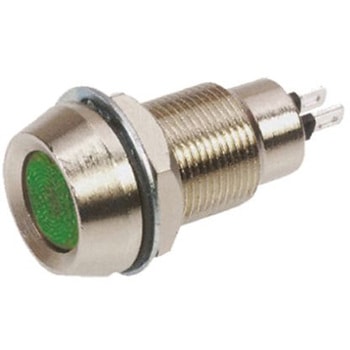 Marl パイロットランプ， 24V dc， 緑， 実装ホールサイズ:12.7mm， 512-532-22 MARL