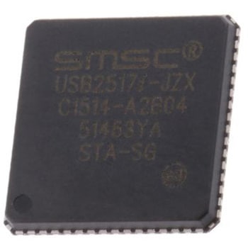 Microchip コントローラ USB 2.0 7ポート USB2517I-JZX MICROCHIP