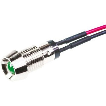 Marl パイロットランプ， 2.8V， 緑， 実装ホールサイズ:8mm， 573-514-04-40 MARL