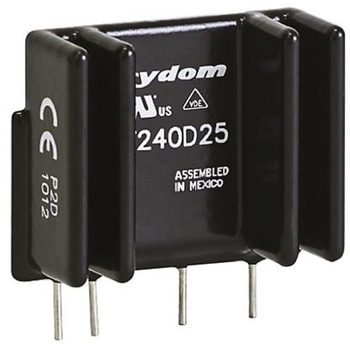 Sensata Crydom ソリッドステートリレー 最大負荷電流:25 A 最大負荷電圧:280 V rms 基板実装， PF240D25R Sensata / Crydom