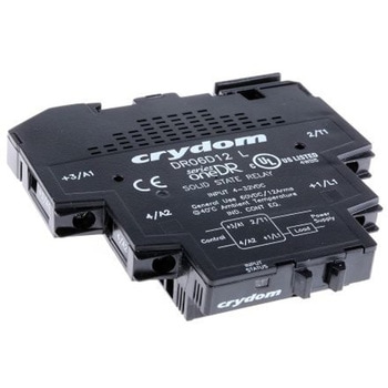 Sensata / Crydom ソリッドステートリレー 最大負荷電圧:60 V dc 最大負荷電流:12 A DIN Rail， DR06D12 Sensata / Crydom