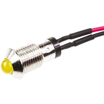 Marl パイロットランプ， 2.8V， 黄， 実装ホールサイズ:8mm， 571-511-04-40 MARL