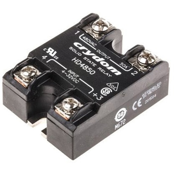 Sensata Crydom ソリッドステートリレー 最大負荷電流:50 A 最大負荷電圧:530 V パネルマウント， HD4850 Sensata / Crydom