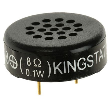 RS PRO 圧電型サウンダー 8Ω，定格出力：0.1W 23 (Dia.) x 8.4mm RS PRO