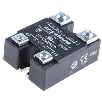 Sensata Crydom ソリッドステートリレー 最大負荷電流:25 A 最大負荷電圧:240 V AC パネルマウント， 10PCV2425 Sensata / Crydom