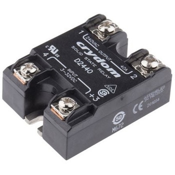 Sensata Crydom ソリッドステートリレー 最大負荷電流:40 A rms 最大負荷電圧:280 V rms 表面実装， D2440 Sensata / Crydom