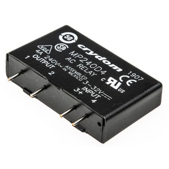 Sensata Crydom ソリッドステートリレー 最大負荷電流:4 A rms 最大負荷電圧:280 V dc 基板実装， MP240D4 Sensata / Crydom