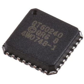 Microchip スプレッド-スペクトラムチャージ-トランスファー タッチスクリーンコントローラ IC， 1.8 → 5.25 V， 32-Pin MLF MICROCHIP
