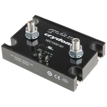 Sensata Crydom ソリッドステートリレー 最大負荷電流:160 A 最大負荷電圧:72 V dc パネルマウント， HDC100D160 Sensata / Crydom