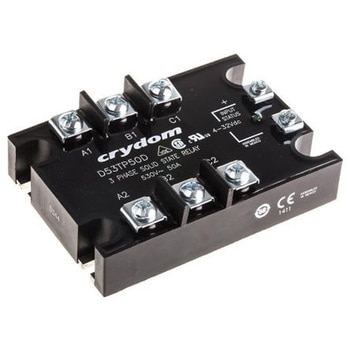 Sensata Crydom ソリッドステートリレー 最大負荷電流:50 A rms 最大負荷電圧:530 V rms パネルマウント， D53TP50D Sensata / Crydom