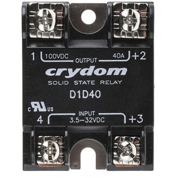 Sensata Crydom ソリッドステートリレー 最大負荷電流:40 A 最大負荷電圧:100 V 表面実装， D1D40 Sensata / Crydom