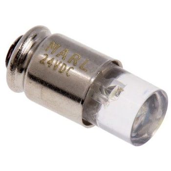 Marl 表示ランプ 白 定格電圧：24V dc MARL