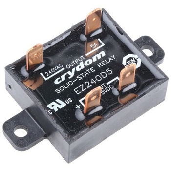 Sensata Crydom ソリッドステートリレー 最大負荷電流:5 A rms 最大負荷電圧:280 V パネルマウント， EZ240D5 Sensata / Crydom