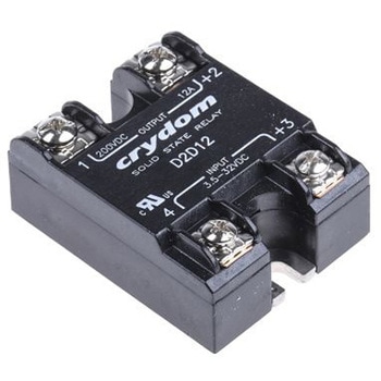 Sensata Crydom ソリッドステートリレー 最大負荷電流:12 A 最大負荷電圧:200 V 表面実装， D2D12 Sensata / Crydom