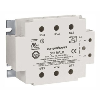 Sensata Crydom ソリッドステートリレー 最大負荷電流:25 A rms 最大負荷電圧:600 V ac パネルマウント， GN325DSZ Sensata / Crydom