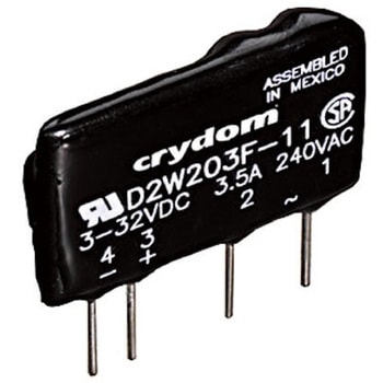 Sensata Crydom ソリッドステートリレー 最大負荷電流:3 A 最大負荷電圧:280 V rms 基板実装， D2W203F Sensata / Crydom