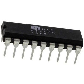 Microchip ドライバ(ラッチ付) MICシリーズ 8ステージ ドライバ， シフト レジスター 単方向， 18-Pin PDIP 1 MIC5841YN MICROCHIP
