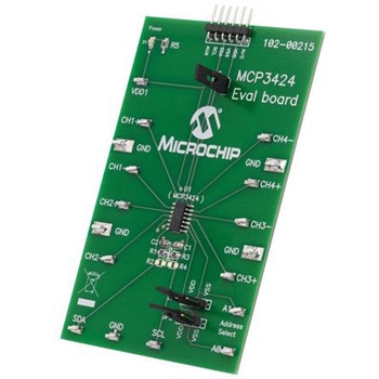 Microchip 信号変換開発キット MCP3424EV MICROCHIP