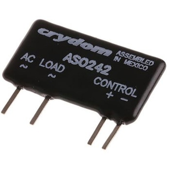 Sensata Crydom ソリッドステートリレー 最大負荷電流:2 A rms 最大負荷電圧:280 V rms 基板実装， ASO242 Sensata / Crydom