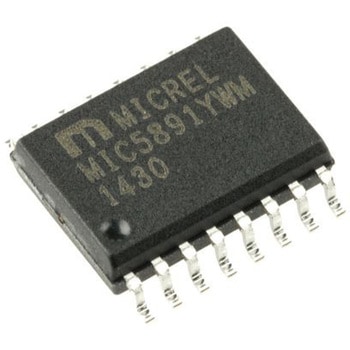 Microchip ドライバ(ラッチ付) MICシリーズ 8ステージ ドライバ， シフト レジスター 単方向， 16-Pin SOIC W 1 MIC5891YWM MICROCHIP