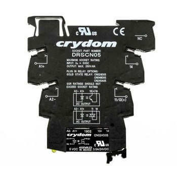 Sensata / Crydom ソリッドステートリレー 最大負荷電圧:24 V dc 最大負荷電流:3.5 A DIN Rail， DRA-CN024D05 Sensata / Crydom