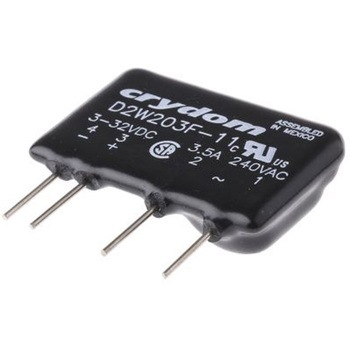Sensata Crydom ソリッドステートリレー 最大負荷電流:3.5 A 最大負荷電圧:280 V rms 基板実装， D2W203F-11 - Sensata / Crydom