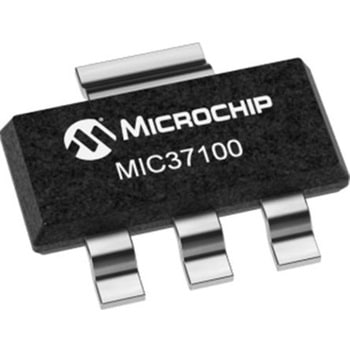 Microchip 電圧レギュレータ 低ドロップアウト電圧 3.3 V， 3 + Tab-Pin， MIC37100-3.3WS MICROCHIP