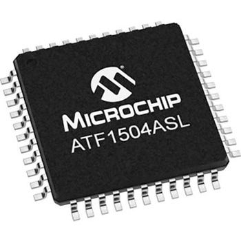 Microchip Atmel コンプレックスプログラマブルロジックデバイスCPLD， 64マクロセル， I/O 32本， 44-Pin TQFP MICROCHIP