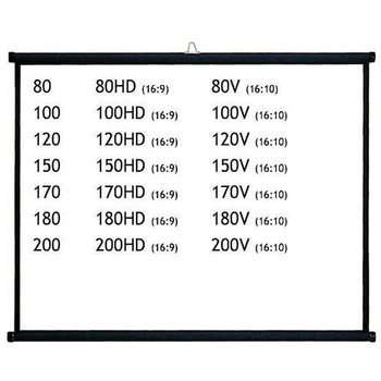 120インチ 掛図式スクリーン アスペクト比4：3 IZUMI(イズミ)